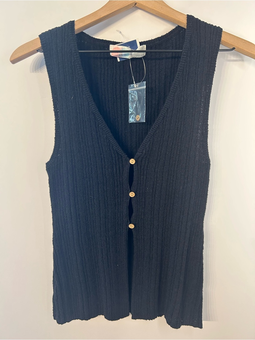 *NWT* Free People Women’s FP Beach Black Rhea Sweater Set w/ Top and Skirt, XS - Picture 4 of 15